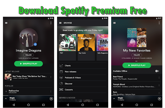 Spotify free premium app